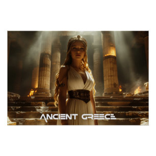 PÓSTER GRECIA ANTIGUA - GRIEGO