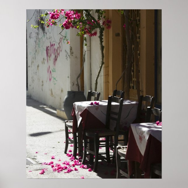 Póster GREcia, CRETA, Provincia de Rethymno, Rethymno: An (Frente)