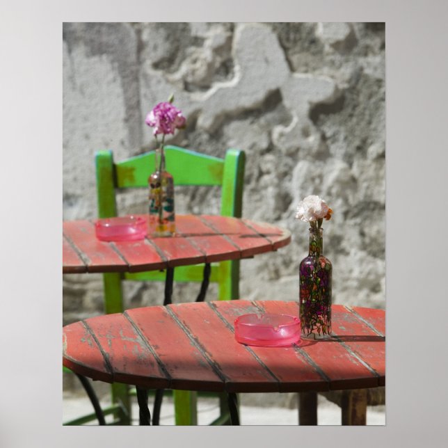 Póster GRECIA, CRETE, Provincia de Hania, Hania: 2 colori (Frente)