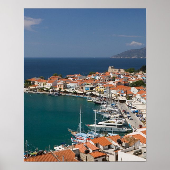 Póster GRECIA, Islas del Egeo Nororiental, SAMOS, 3 (Frente)