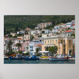 Póster GRECIA, Islas del Noreste del Egeo, SAMOS,