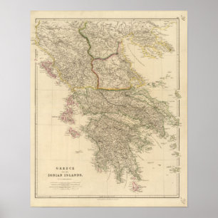 Póster Grecia, Islas Jónicas