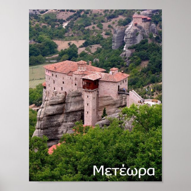 Póster Grecia - Meteora - (Frente)