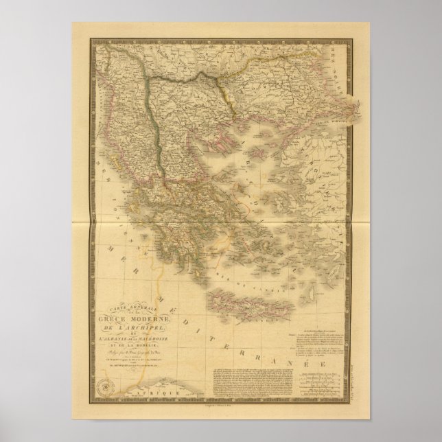 Póster Grecia moderna (Frente)