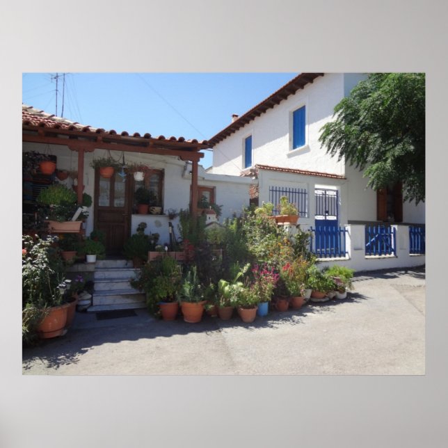Póster Grecian House Poster (Frente)