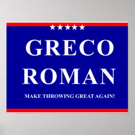 Póster Greco Roman