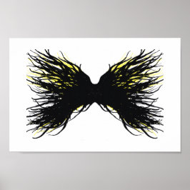 Póster Greed Abstract 7 Deadly Sins Alcohol Ink Art