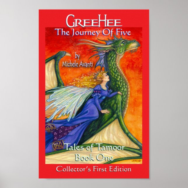 Póster GreeHee El Dragón y la Princesa de los Hados Loni (Frente)