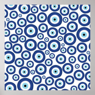 Póster Greek Mati Mataki - Matiasma Evil Eye Pattern #1