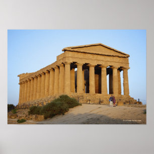 Póster Greek Temple
