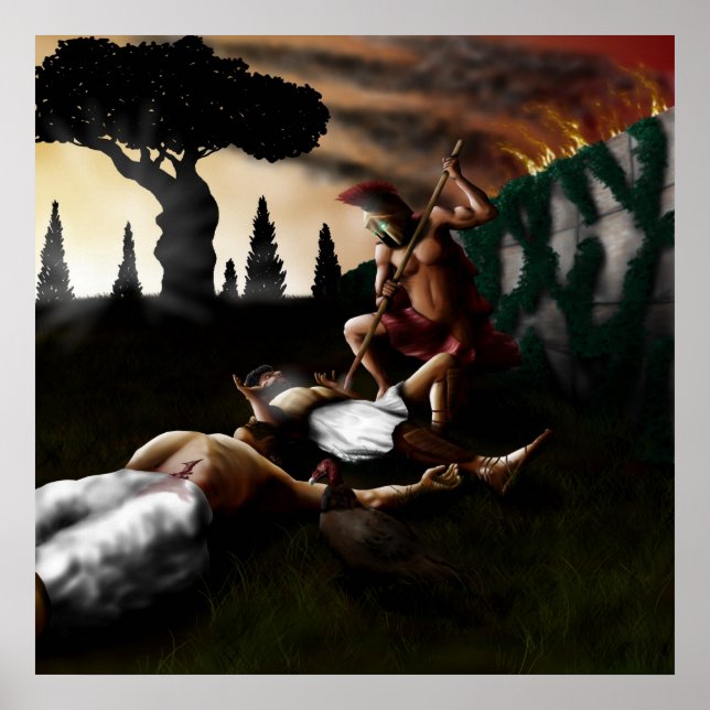 Póster GreekGods-Ares (Frente)