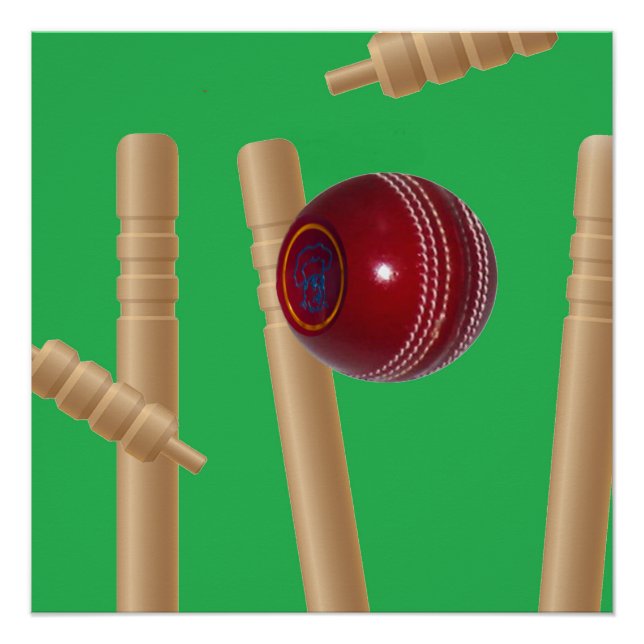 Póster Green Bowl En Cricket, (Anverso)