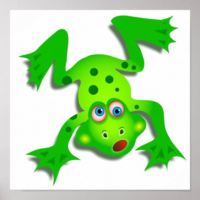 Póster Green Frog (Frente)
