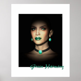 Póster Green Harmony