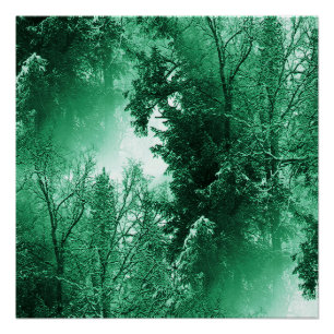 Póster Green invernal...