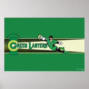 Póster Green Lantern and Logo