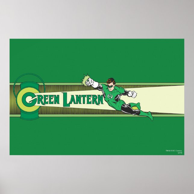 Póster Green Lantern and Logo (Frente)