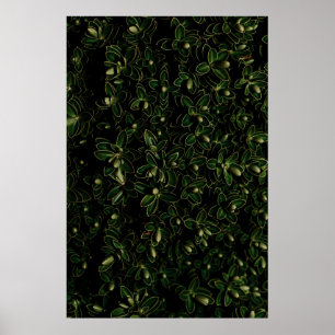 Póster Green leaf plant