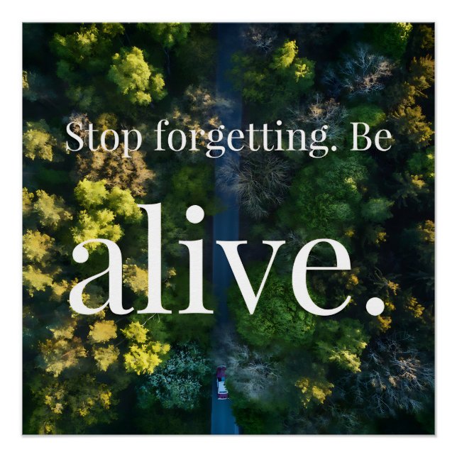 Póster Green Life (Anverso)