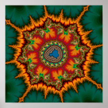 Green Mandelbrot Fractal