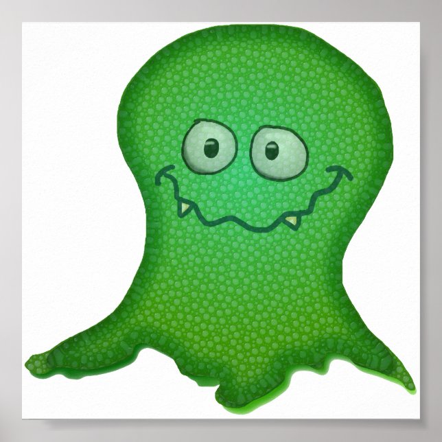 Póster Green Monster print (Frente)