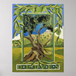 Póster Green Olives 2014