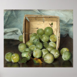Póster Green Plums - Joseph Decker Bella Artes Poster