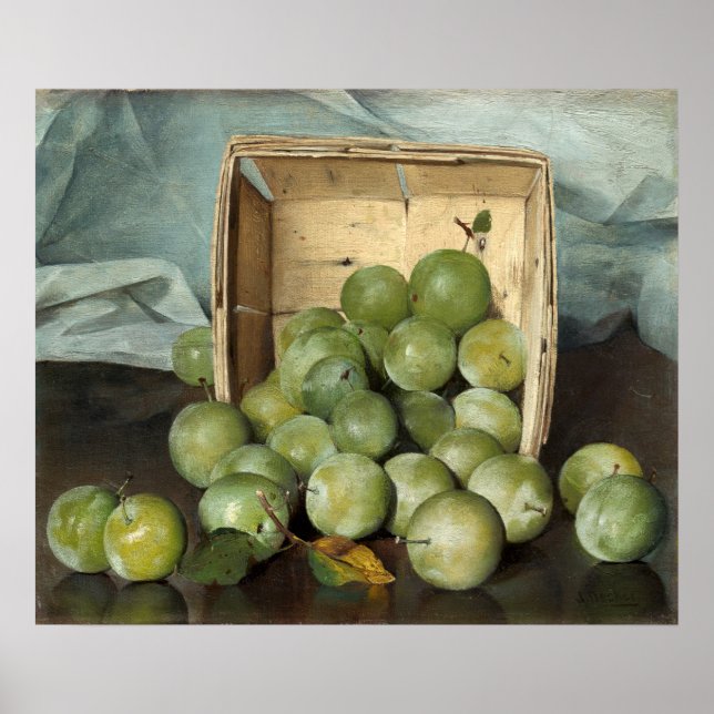 Póster Green Plums - Joseph Decker Bella Artes Poster (Frente)
