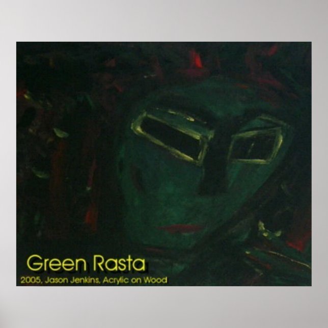 PÓSTER GREEN RASTA (Frente)