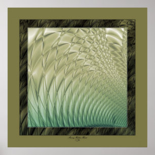 Póster Green satinado