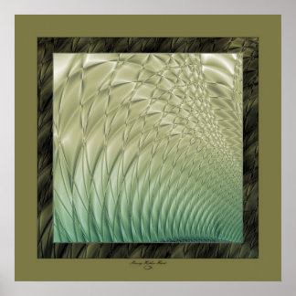 Póster Green satinado