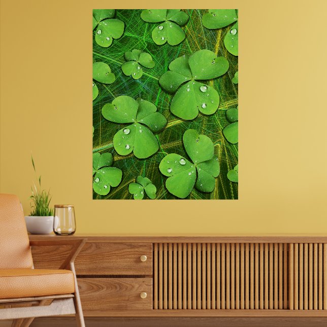 Póster Green Shamrock St Patrick's iPhone 5 Funda-Mate (Salón 2)
