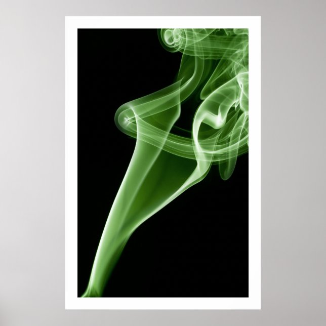 Póster Green Smoke Art (Frente)