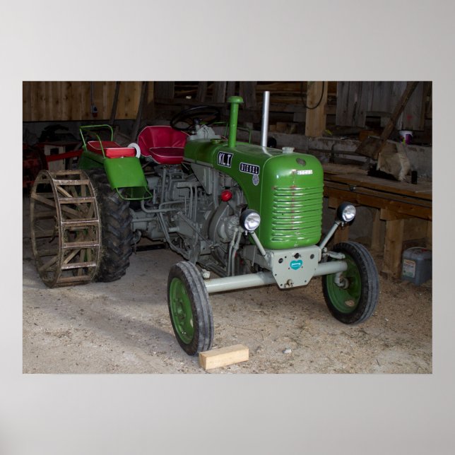 Póster Green Steyr Tractor KL I (Frente)