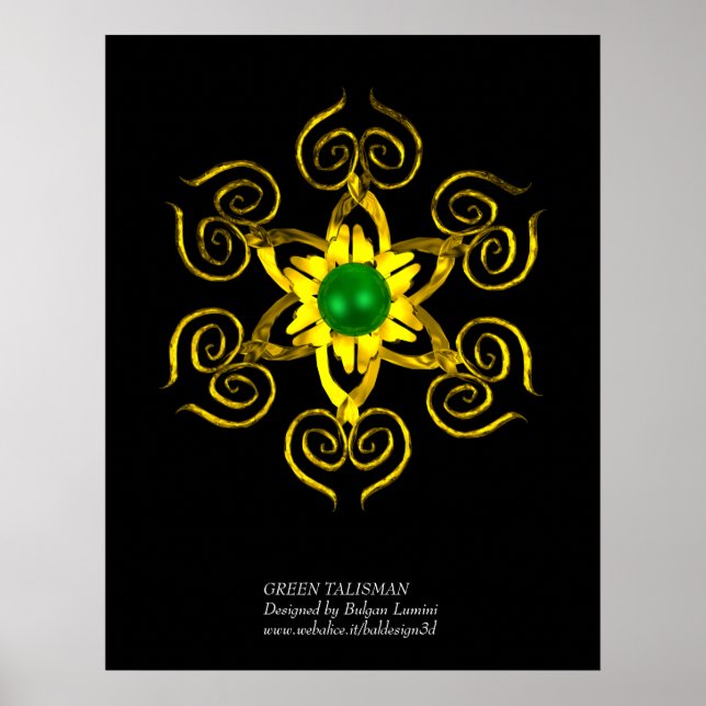 PÓSTER GREEN TALISMAN (Frente)