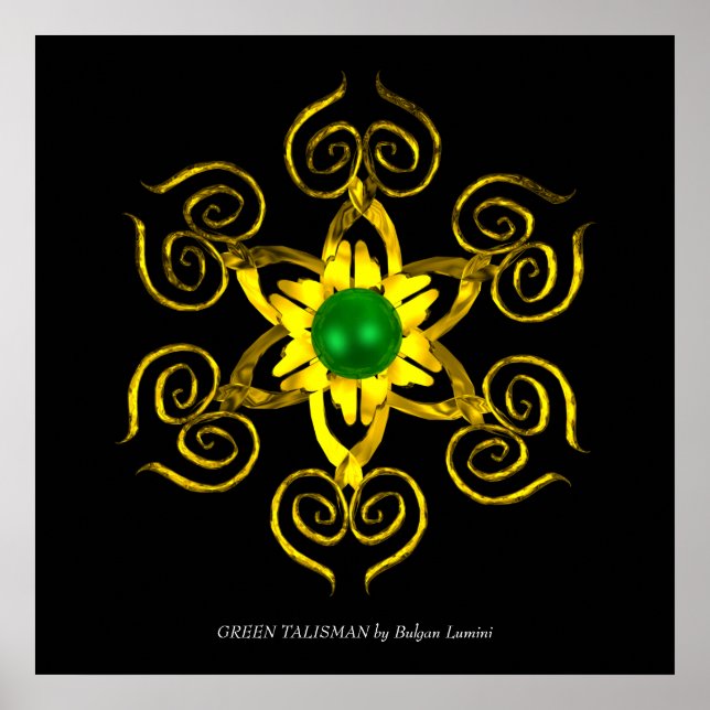 PÓSTER GREEN TALISMAN (Frente)