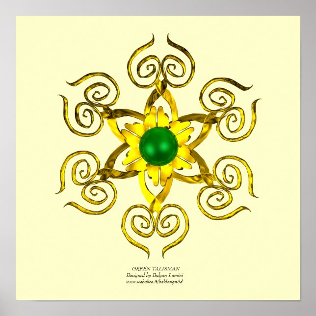 PÓSTER GREEN TALISMAN (Frente)
