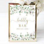 Póster Green Watercolor Bubbly Bar Pop Fizz Clink Rótulo<br><div class="desc">Green Watercolor Bubbly Bar Pop Fizz Clink Rótulo</div>