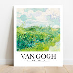 Póster Green Wheat Fields, Auvers by Vincent van Gogh<br><div class="desc">Green Wheat Fields,  Auvers (1890) by Vincent Van Gogh</div>