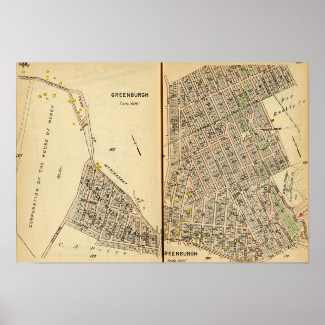 Póster Greenburg, Nueva York 12 (Frente)