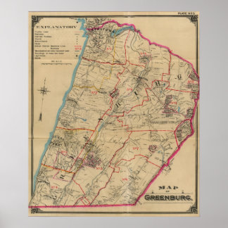 Póster Greenburg, Nueva York 14