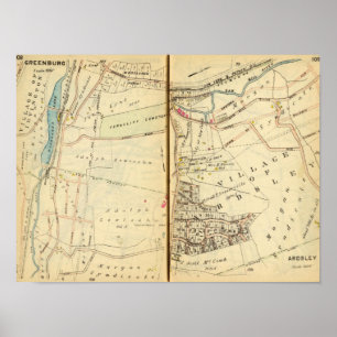 Póster Greenburg, Nueva York 3