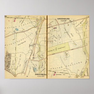 Póster Greenburg, Nueva York 4