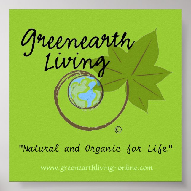Póster Greenearth Living Poster (Frente)