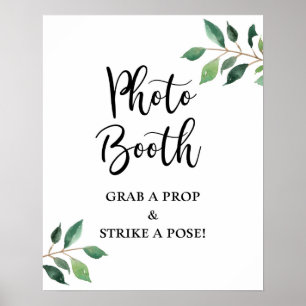 Póster Greeneration Photo Booth Boda o Rótulo Fiesta