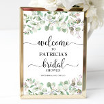 Póster Greenery Eucalyptus Bridal Shower Poster de bienve<br><div class="desc">Un eucalipto verde da la bienvenida a la ducha de novia. Fácil de personalizar con tus detalles. Ideal para la vegetación o para la ducha nupcial con temática de jardín. Por favor, contacte conmigo a través del chat si tiene preguntas sobre el trabajo artístico o necesita personalización. NOTA: Para obtener...</div>