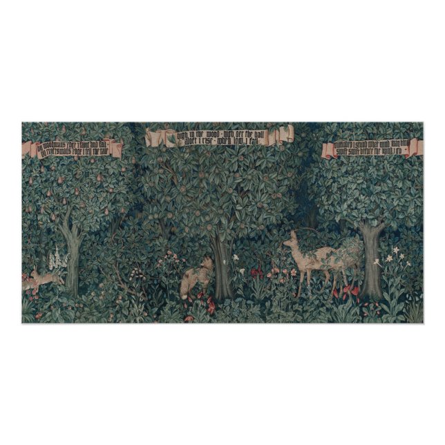 Póster Greenery, Victorian Era Tapestry by Henry Dearle (Anverso)