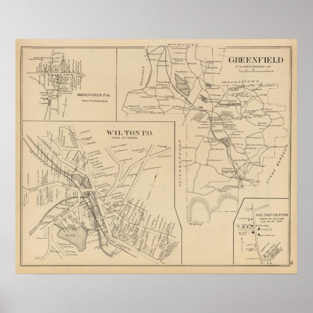 Póster Greenfield, Hillsborough Co (Frente)