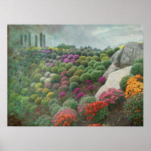 Póster Greenhouse Pennsylvania de Chrysanthemum Hill Ott