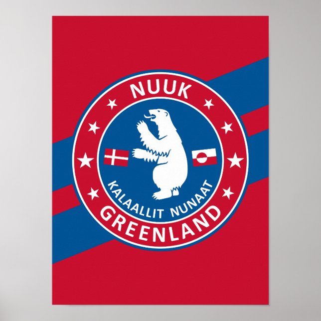 Póster Greenland Nuuk (Frente)